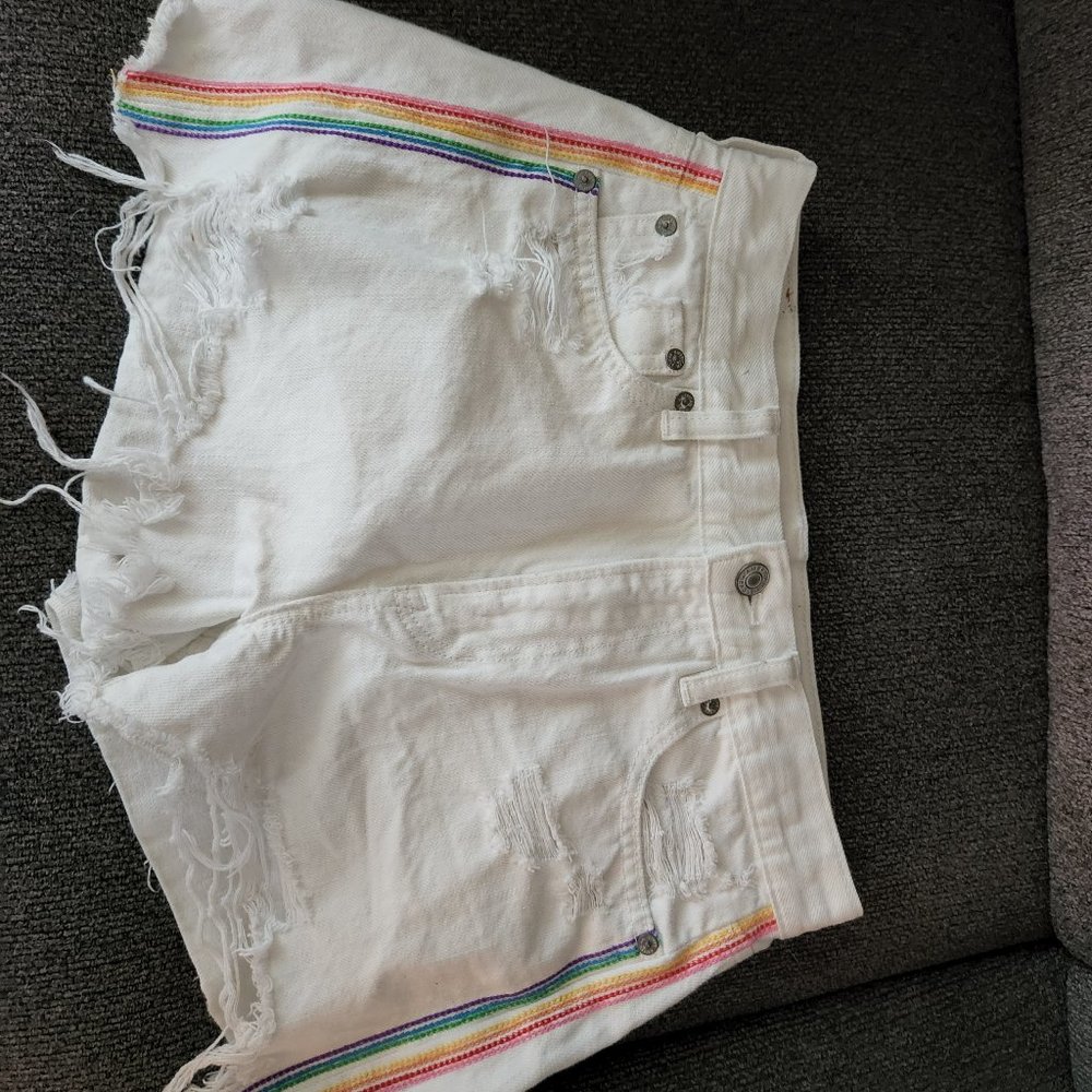 American eagle jean shorts